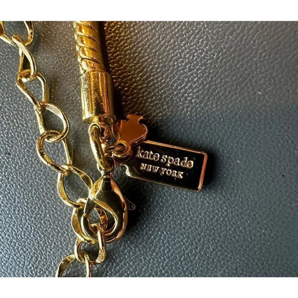 Kate spade Life of the Party Night Sky Pendant gold necklace 30”